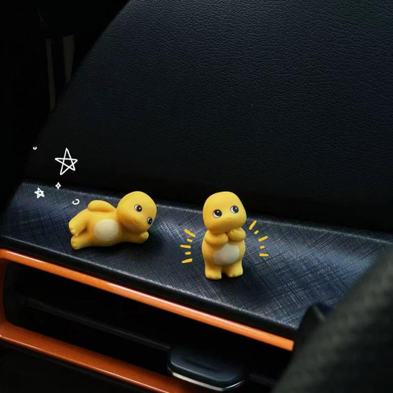 Cute Internet Celebrity Milk Dragon Healing Series Car Accessories Decoration Center Console Car 2024 New Decompression Car
