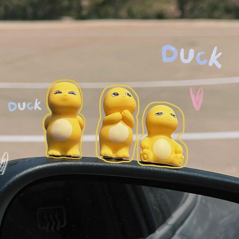 Cute Internet Celebrity Milk Dragon Healing Series Car Accessories Decoration Center Console Car 2024 New Decompression Car