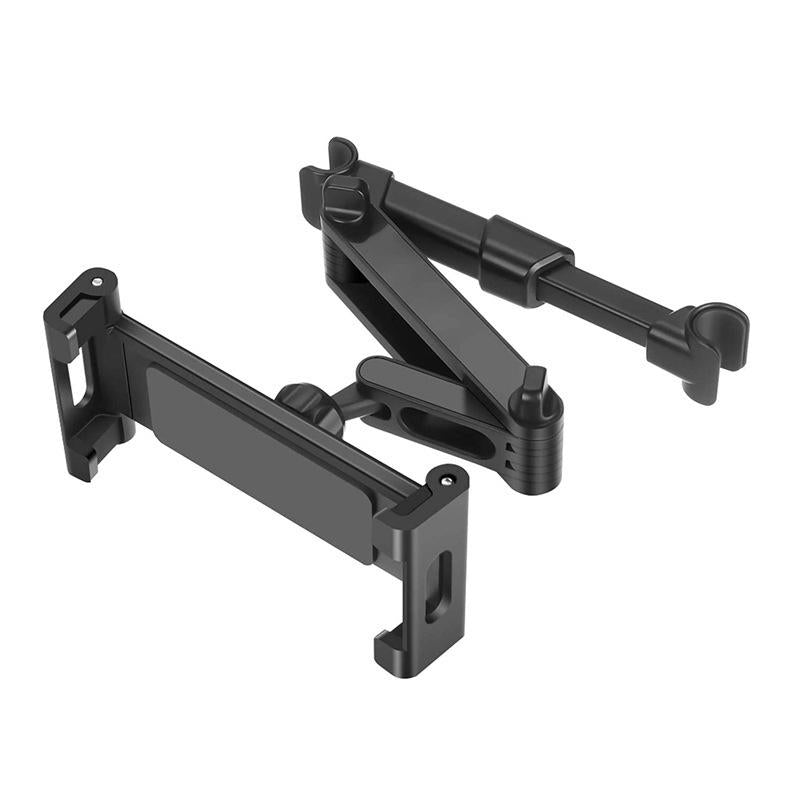 Car Rear Flat Bracket Car Headrest Seat Back Special Mobile Phone Bracket Retractable Folding Universal Bracket