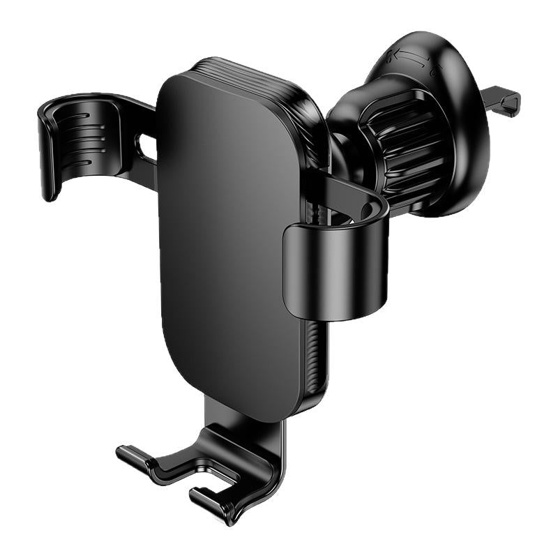 Aluminum Alloy Car Mobile Phone Bracket Gravity Large Screen Creative Air Conditioner Air Outlet Mute Car Navigation Support Frame
