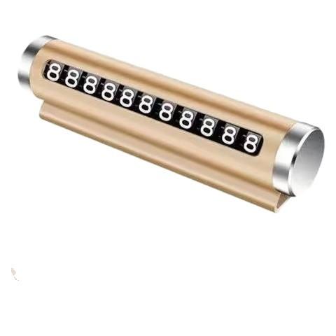 Car Temporary Parking Number Plate Creative Roller Mobile Phone Number Plate Car Interior Decoration Supplies