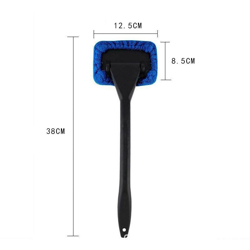 Car Front Windshield Glass Cleaning Brush Car Dust Remover Demisting Car Window Scraper Home Car Dual-Use Multifunctional Cleaning Brush