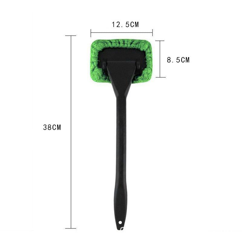 Car Front Windshield Glass Cleaning Brush Car Dust Remover Demisting Car Window Scraper Home Car Dual-Use Multifunctional Cleaning Brush