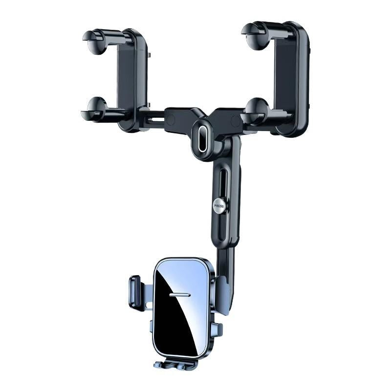 Rearview Mirror Clip-on Car Phone Holder 2025 New Large Truck Rearview Mirror Special Navigation Fixed Bracket