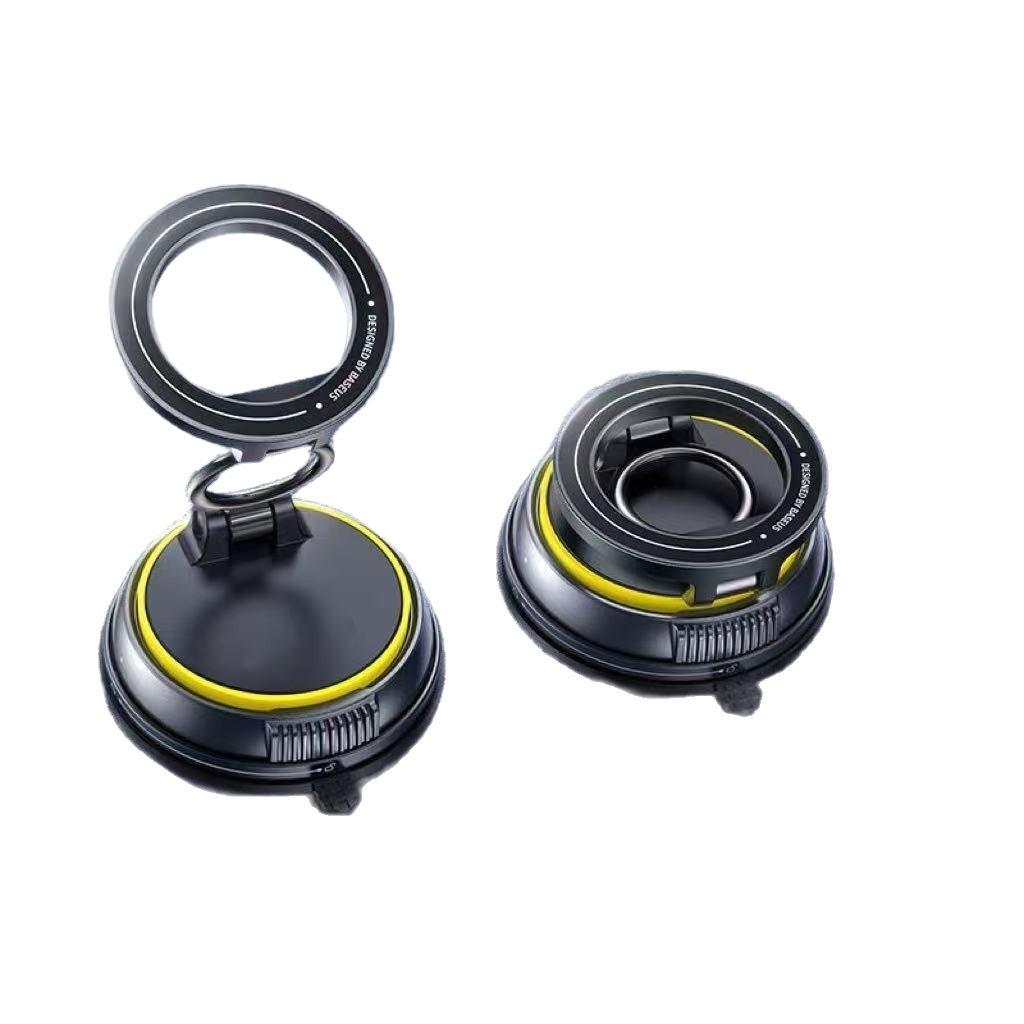 2026 New Car Phone Holder Vacuum Adsorption Magnetic Suction Car Navigation Sucker Car Phone Holder