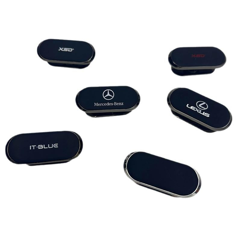 Car Mobile Phone Holder Car Navigation Instrument Panel Paste Magnetic Suction F16 Metal Mobile Phone Holder Factory Direct Supply