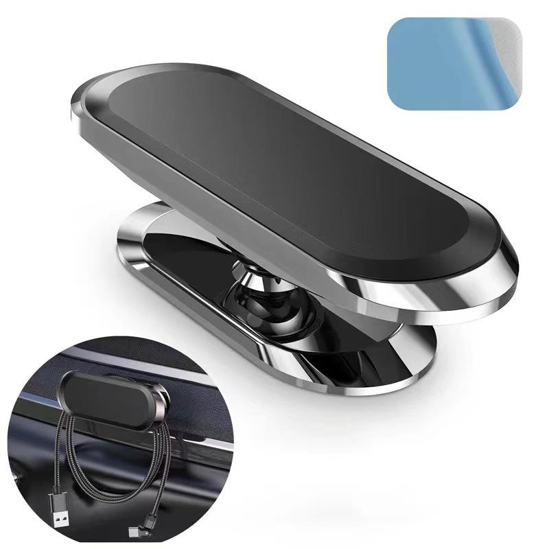 Car Magnet Bracket Strong Magnetic Adsorption 360 &deg; Rotation Adjustment F16 Metal Magnetic Suction Car Mobile Phone Navigation Bracket