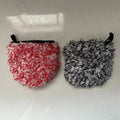 Car Wheel Hub Cleaning Finger Cover Microfiber Thickened Car Cleaning Gloves Strong Absorbent Long Wool Car Wash Cleaning Gloves