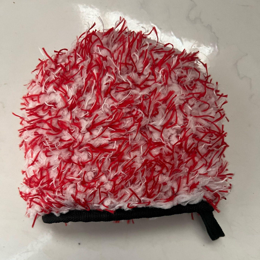 Car Wheel Hub Cleaning Finger Cover Microfiber Thickened Car Cleaning Gloves Strong Absorbent Long Wool Car Wash Cleaning Gloves
