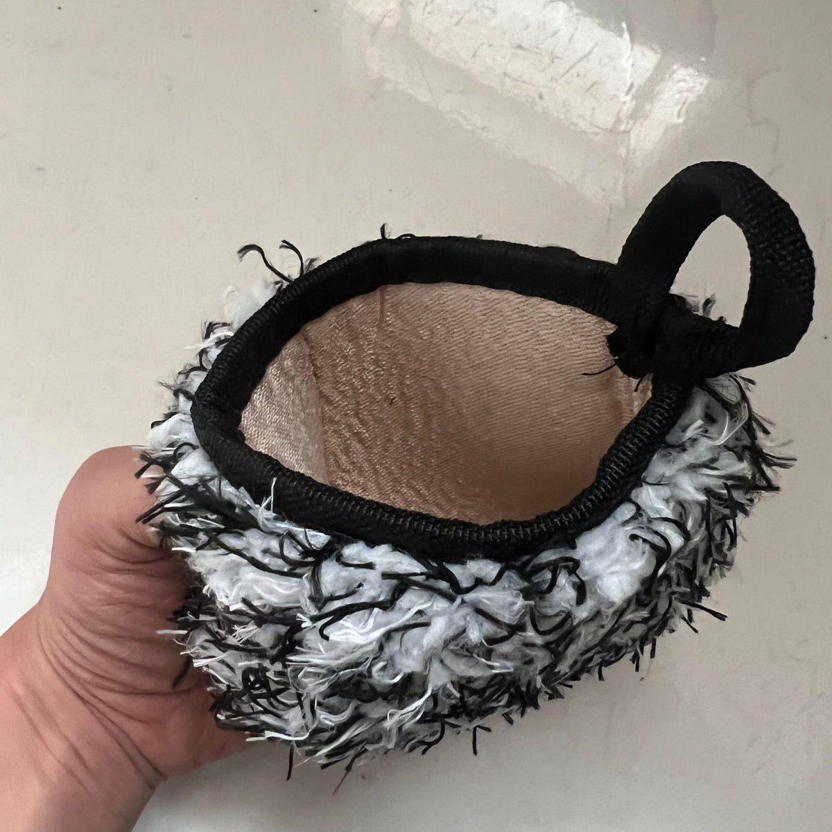 Car Wheel Hub Cleaning Finger Cover Microfiber Thickened Car Cleaning Gloves Strong Absorbent Long Wool Car Wash Cleaning Gloves