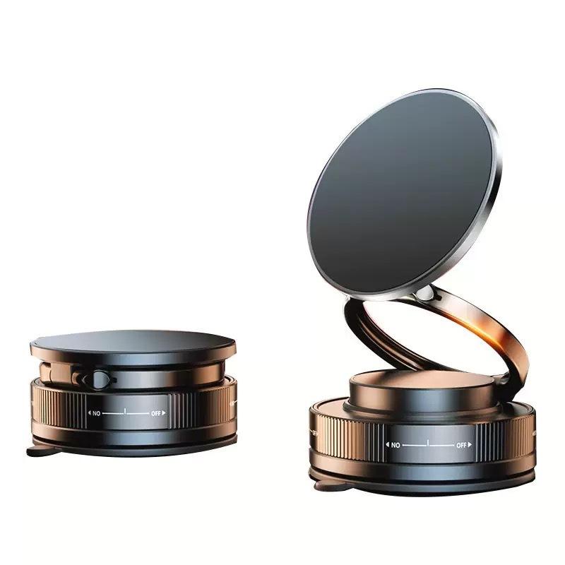 Popular Car Multi-Function Vacuum Magnetic Mobile Phone Bracket Suction Cup Instrument Panel Bracket Lazy Wall Rotating Bracket