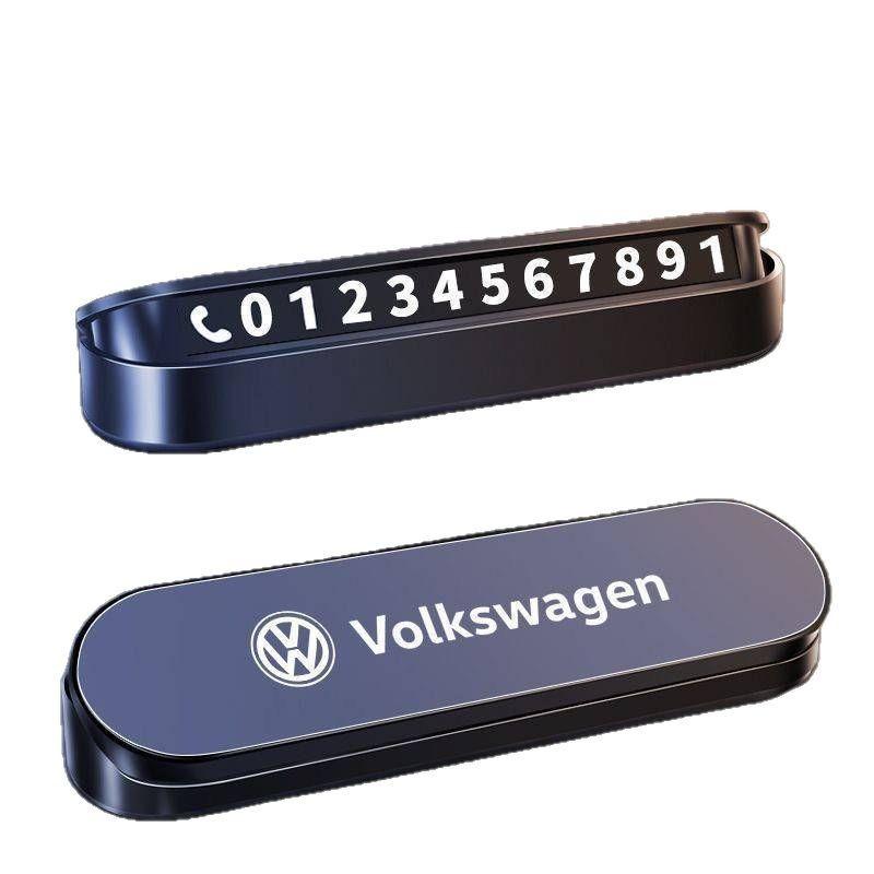 Car Mobile Phone Card Car Temporary Parking Number Mobile License Plate Decoration Car Press Hidden Car Supplies