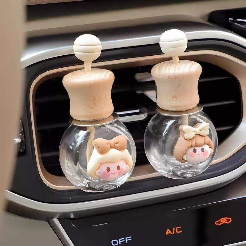 Car Air Outlet Perfume Floral Water Aromatherapy Volatile Bottle Empty Bedroom Toilet Air Conditioning Decoration High-End Small Ornaments
