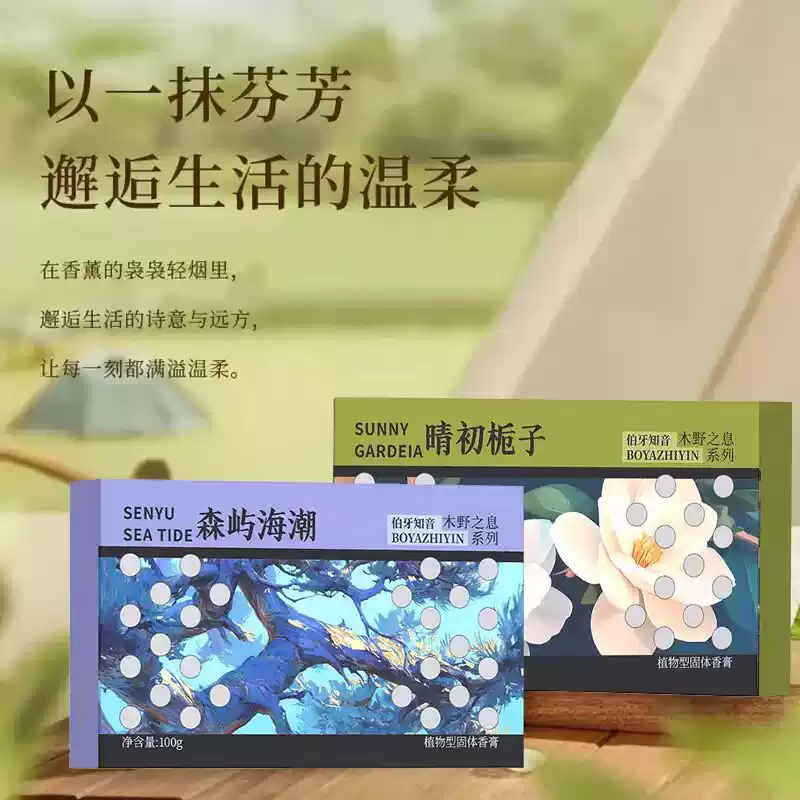 2026 Car Car Aromatherapy Brick New Balm Lasting Fragrance High-End Fragrance Solid Car Odor Removal
