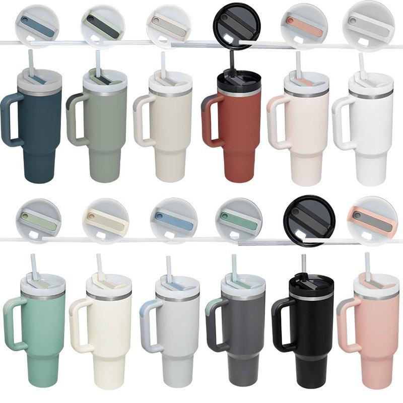 Cross-Border Second Generation 40Oz Car Cup Outdoor Car Ice Cream Cup 304 Stainless Steel Straw Vacuum Cup Printed Logo