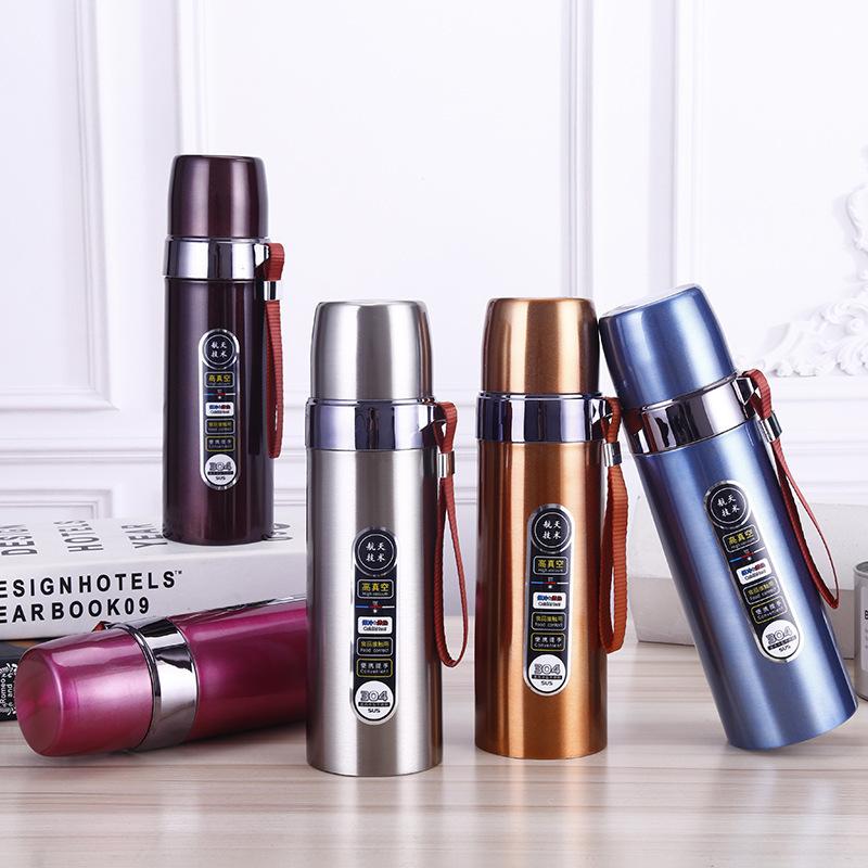 304 Stainless Steel Cup Vacuum Iron Nail Bullet Vacuum Cup Advertising Lettering Logo Gift Cup Advertising Gift