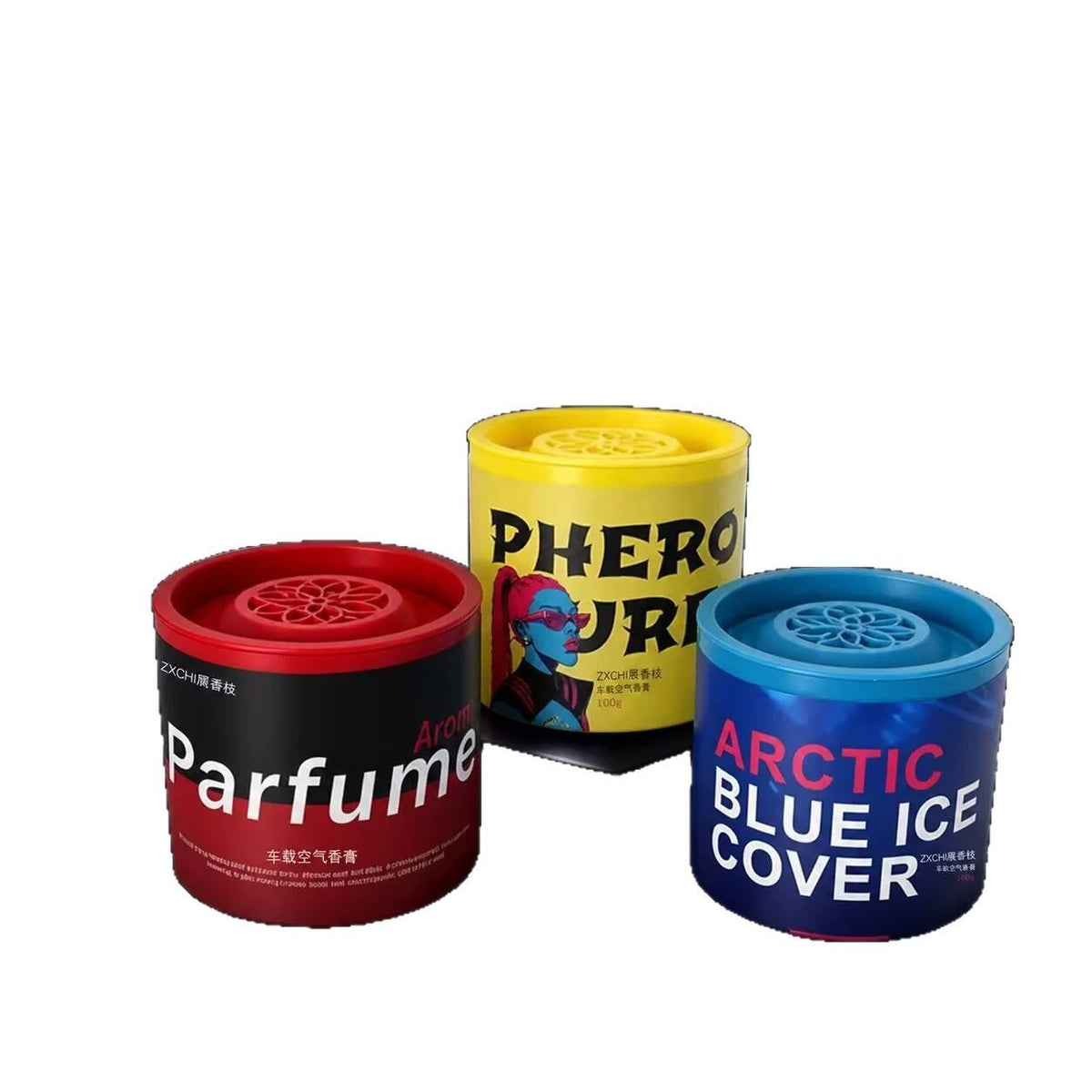 New Cool High-End Car Aromatherapy Perfume Solid Balm Decoration Car Deodorant Lasting Fragrance Balm