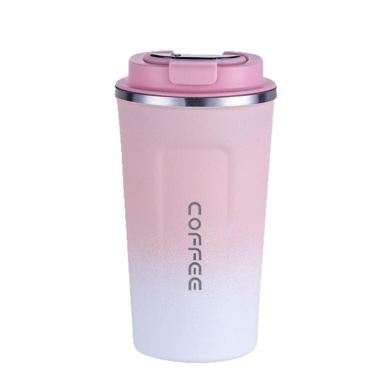 Cross-Border Smart Concave-Convex Cup 304 Stainless Steel Vacuum Cup Car Cup Portable Second Generation Coffee Cup