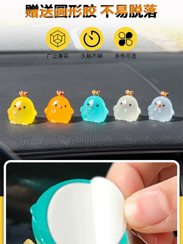 Novice Driving Auxiliary Logo Car Safety Luminous Notice Stickers Car Point Mark Car Reference Car Distance