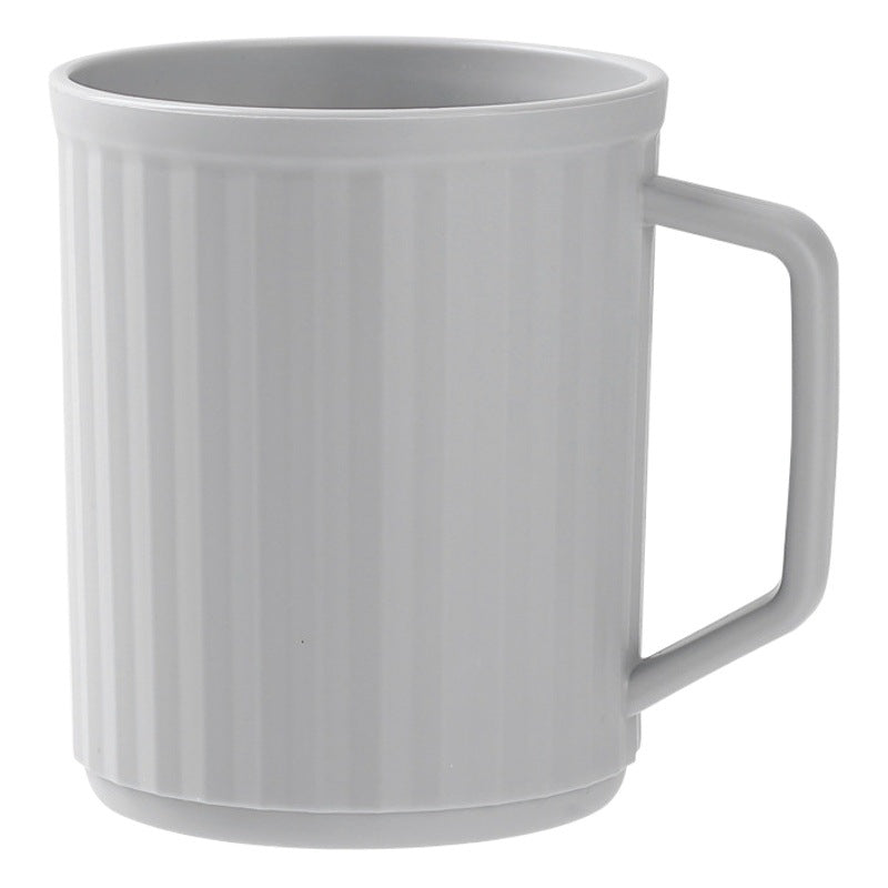 Stylish Thickened Large-Capacity Mouthwash Cup with Handle for Household Bathroom Use, Couple Toothbrush Cup
