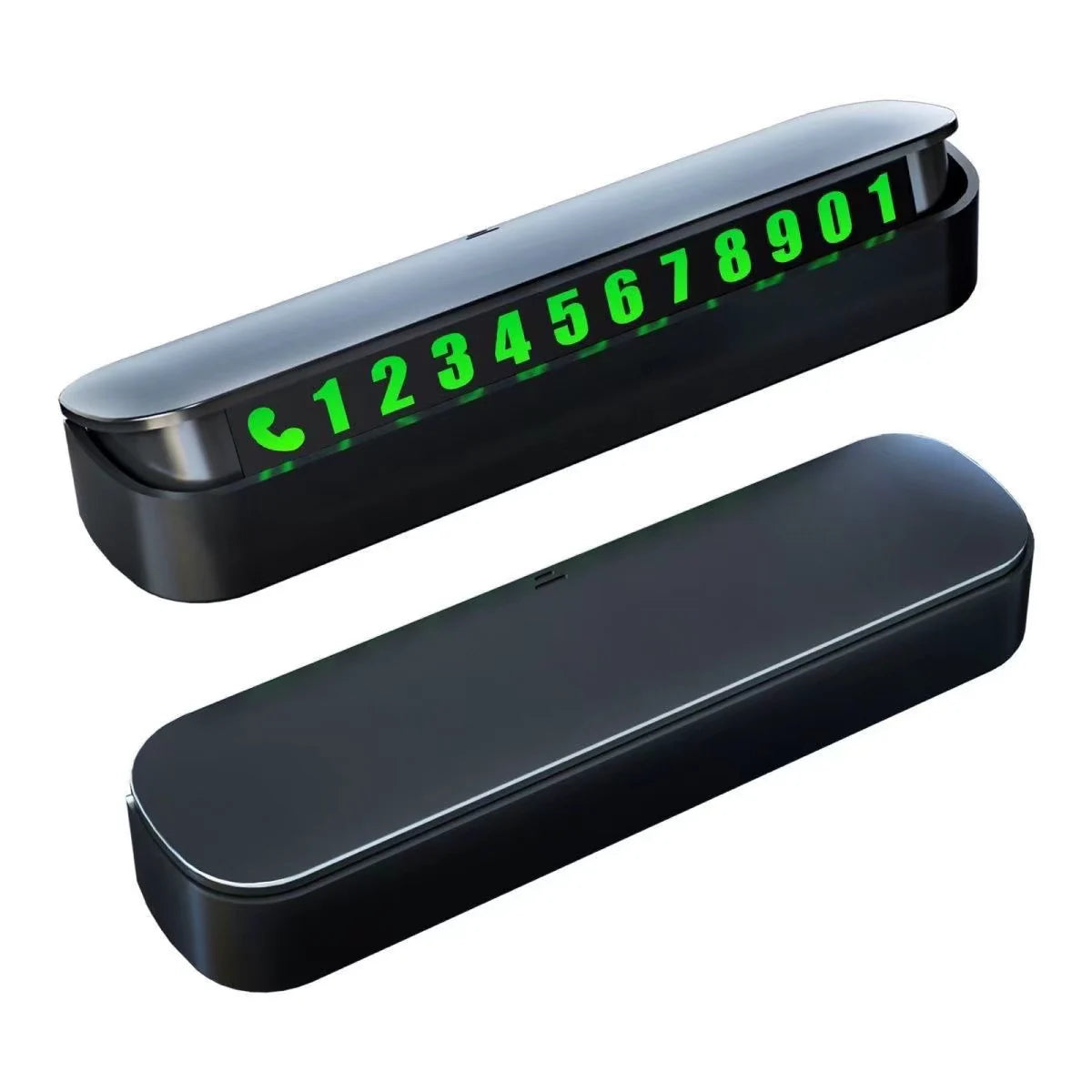 New Car Car Temporary Phone Card Mobile Car Parking Number Card Mobile Car High Temperature Resistant Digital Card Car Interior Decoration