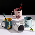 Two-Layer Color-Contrast Rinse Cup Couple Mouthwash Cup Household Brushing Cup Creative Sea Lion Toothbrush Cup Dolphin Toothbrush Cup