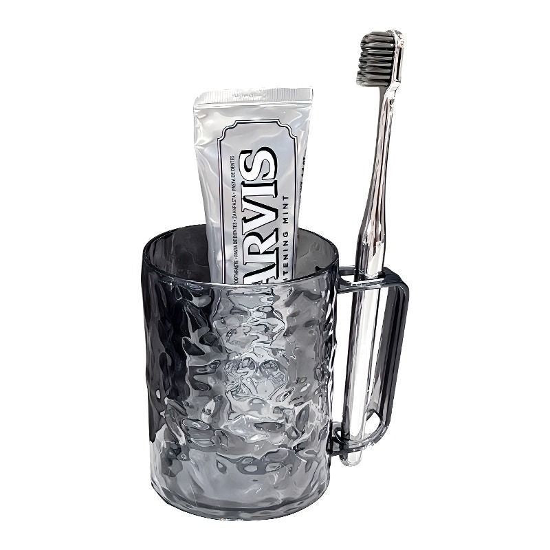 New Glacier Water Ripple Transparent Mouthwash Cup for Household, Student Dormitory, Couple Toothbrush Storage Wash Cup