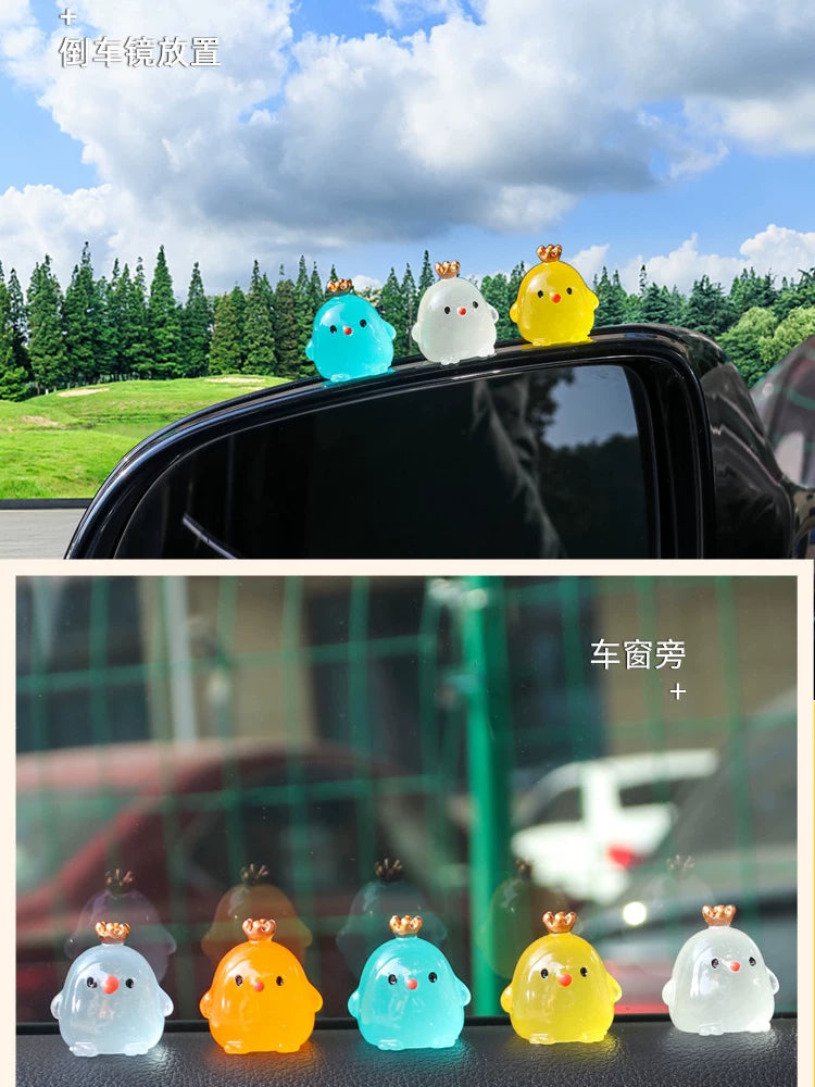 Novice Driving Auxiliary Logo Car Safety Luminous Notice Stickers Car Point Mark Car Reference Car Distance