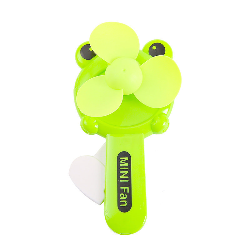 Creative Hand Pressure Fan Children Handheld Cartoon Mini Press Small Fan Kindergarten Gift Stall Supply