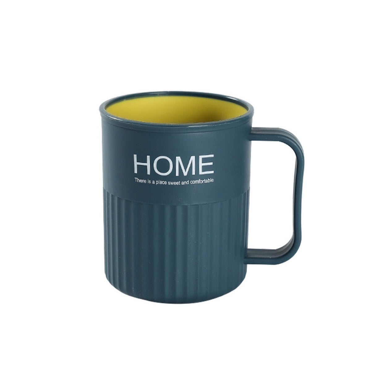 Two-Tone Handled Tooth Cup for Household Use – Simple Brushing and Rinsing Cup