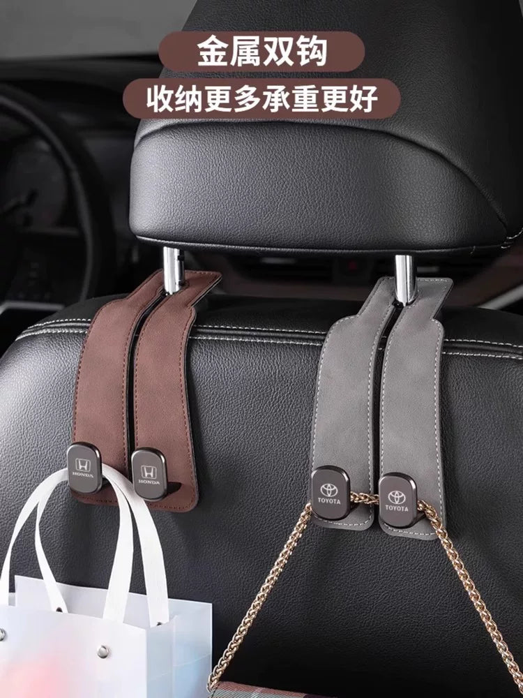 New Car Hook Suede Car Seat Back Car Interior Back Multifunctional Decorative Supplies