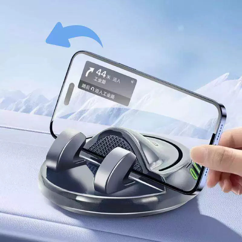 2026 New Car Mobile Phone Navigation High Temperature Resistant Anti-Shake Bracket Rotatable Temporary Parking Sign Center Console Decoration