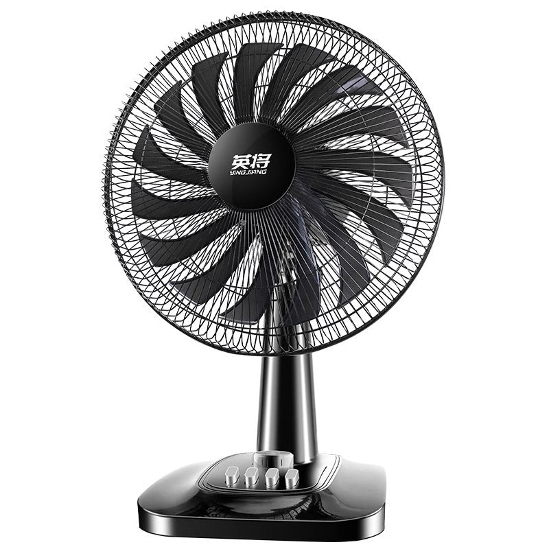 Electric Fan Desktop Household Large Wind Mute Student Dormitory 16-Inch Large Desk Fan Desktop Shaking Head Small Floor Fan