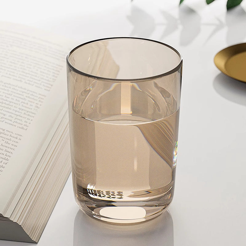 Japanese Transparent Mouthwash Cup for Household, Couples, Men & Women - Light Luxury High-Aesthetic Dental Rinse Toothbrush Cup