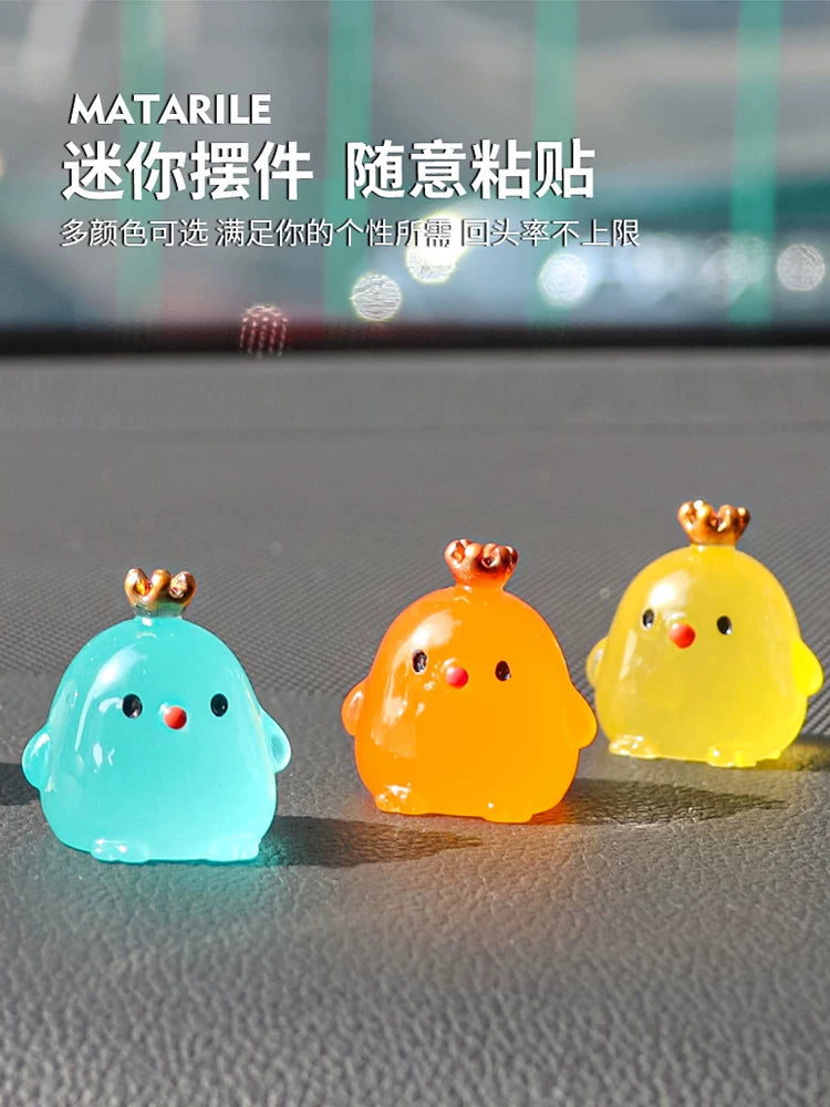 Novice Driving Auxiliary Logo Car Safety Luminous Notice Stickers Car Point Mark Car Reference Car Distance