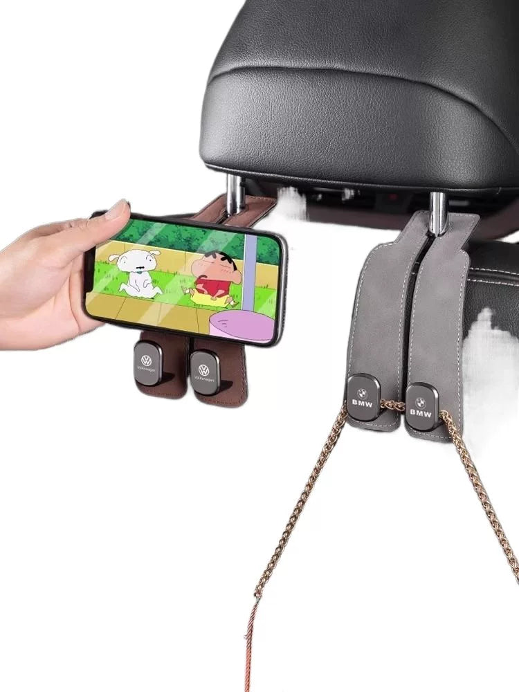 New Car Hook Suede Car Seat Back Car Interior Back Multifunctional Decorative Supplies