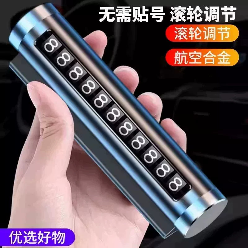 Mobile Phone Plate High-End Temporary Parking Number Plate Stickers Car Car Car Digital Car License Plate Roller