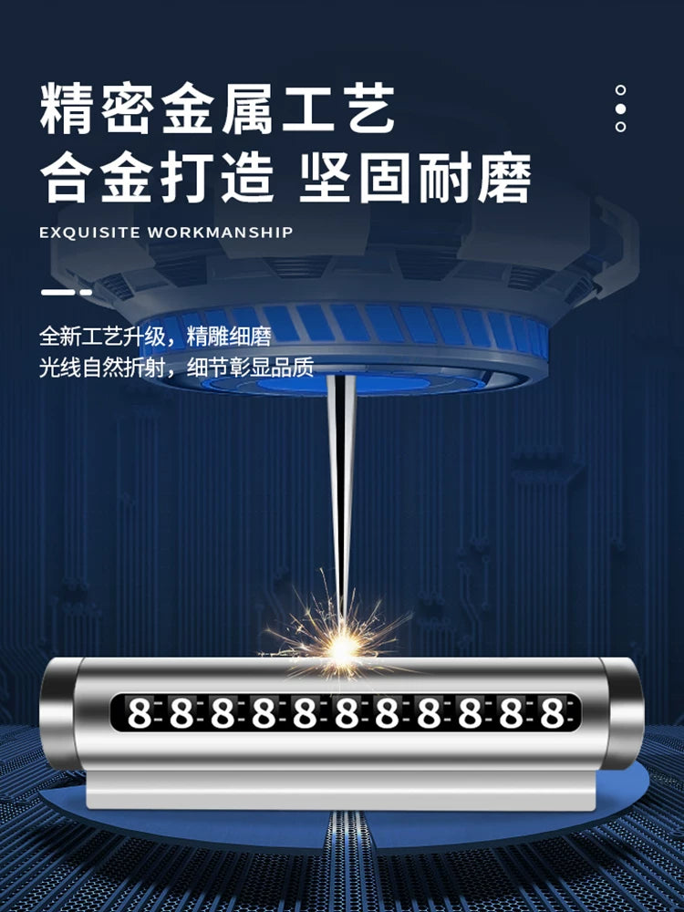 Temporary Parking Number Plate Mobile Phone Plate Mobile License Plate Car Car Interior 2026 New Car Decoration Car