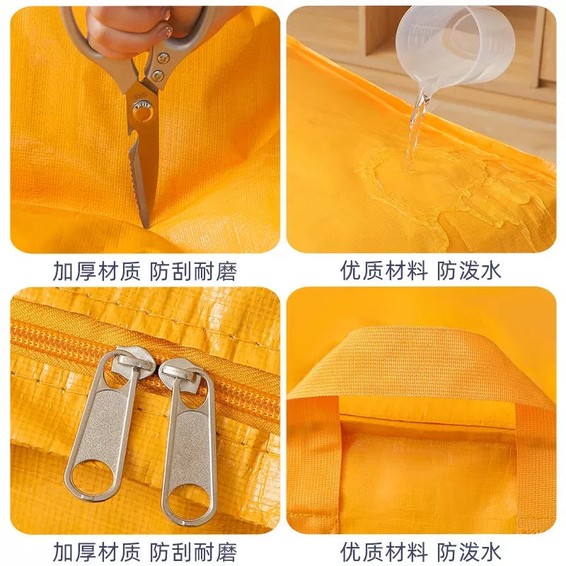 Large Capacity Moving Packing Bag Waterproof Special Season Changing Clothes Quilt Storage Bag Artifact Express Bag Storage Box