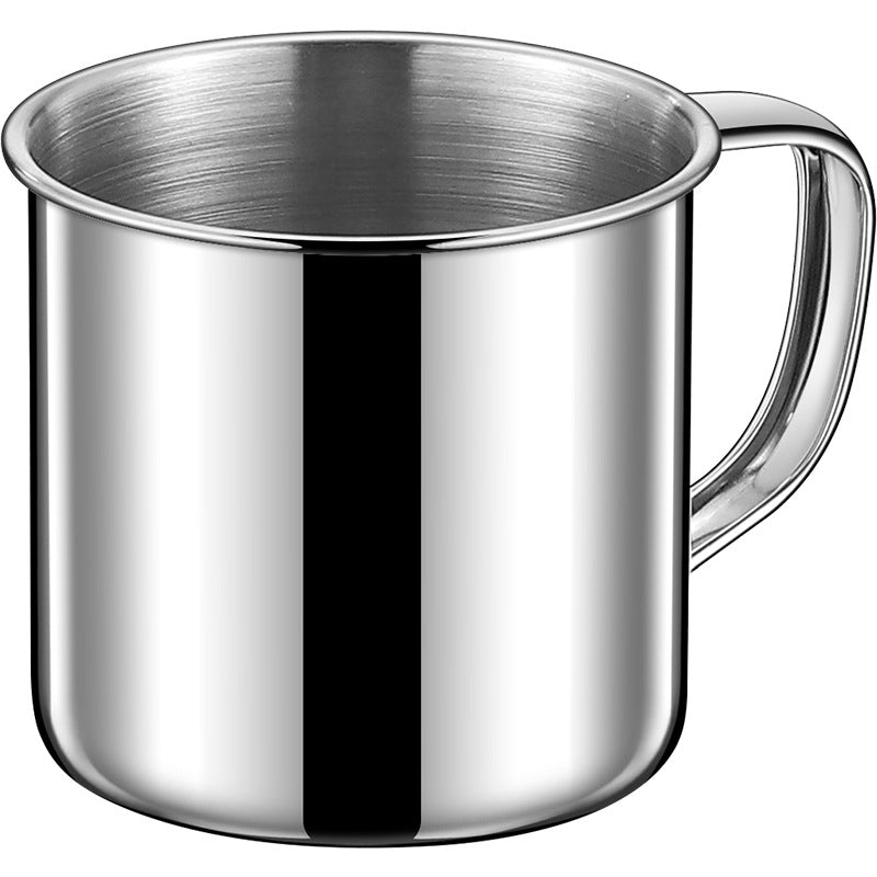 Kindergarten 304 Stainless Steel Cup Water Cup Tea Cup Tea Jar Children with Handle Small Water Cup Drinking Cup Jar