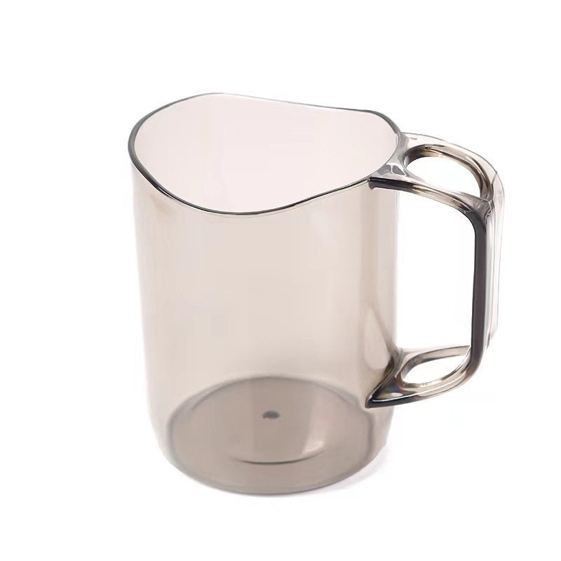 Household Simple Transparent Mouthwash Cup - Toothbrush Couple Cup & Storage Box for Brushing and Rinsing
