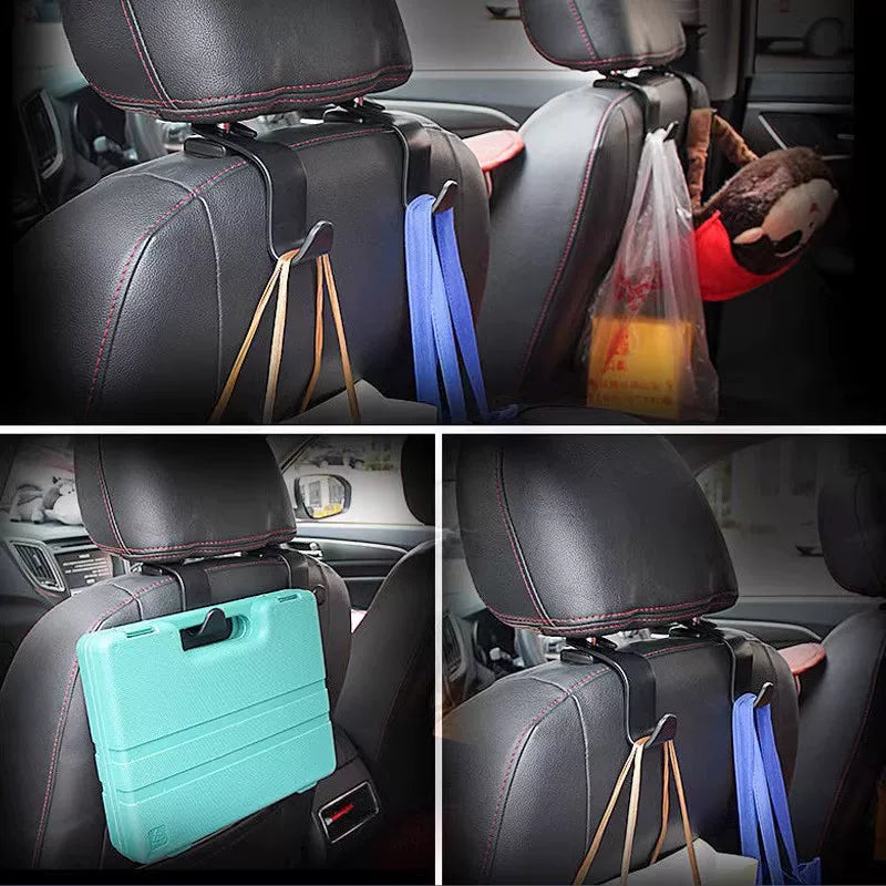 [Buy One Get Two] Car Hook Car Hook Seat Back Car Multi-Functional Items Cartoon Head