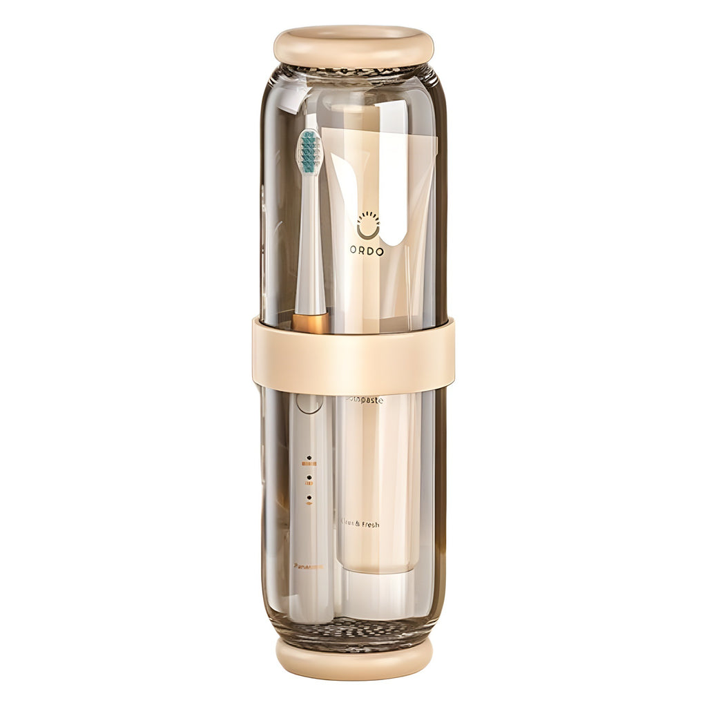 Portable Transparent Travel Wash Cup for Children and Couples, Toothbrush, Toothpaste and Mouthwash Cup, Travel Tooth Cup
