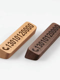Black Walnut Wooden Temporary Parking Number Plate Car Mobile Phone Moving License Plate Decoration Car Car Moving Card