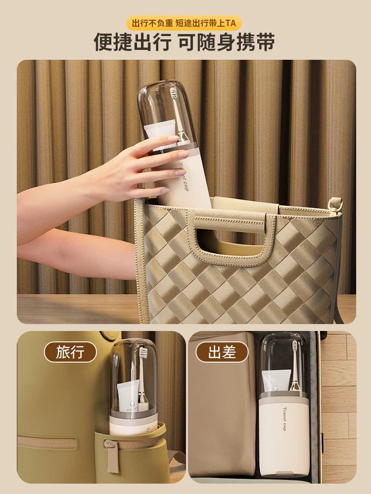 Travel Mouthwash Cup Toothbrush Cup Toothbrush Cup Toothbrush Cup Toothbrush Cup Set Portable Household Wash Toothpaste Toothbrush Box