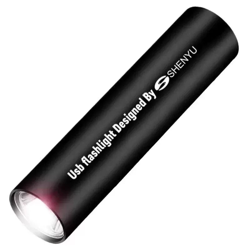 Flashlight Rechargeable Small Portable Super Bright Outdoor Durable Household Long Shot Super Long Endurance Mini Lamp