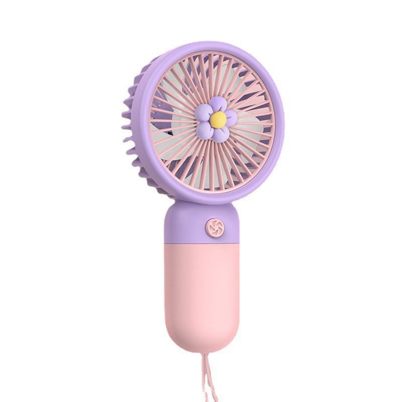 Handheld Small Fan Charging Portable Mini Fan Hand Gift Advertising Gift Student Prize Factory Direct Sales