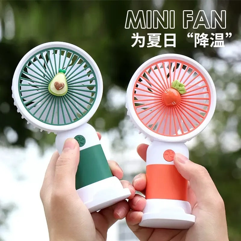Handheld Small Fan Charging Portable Mini Fan Hand Gift Advertising Gift Student Prize Factory Direct Sales