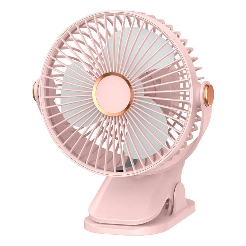 2026 New Clip Fan Desktop Small Fan Office Desk USB Fan Dormitory Bed Student