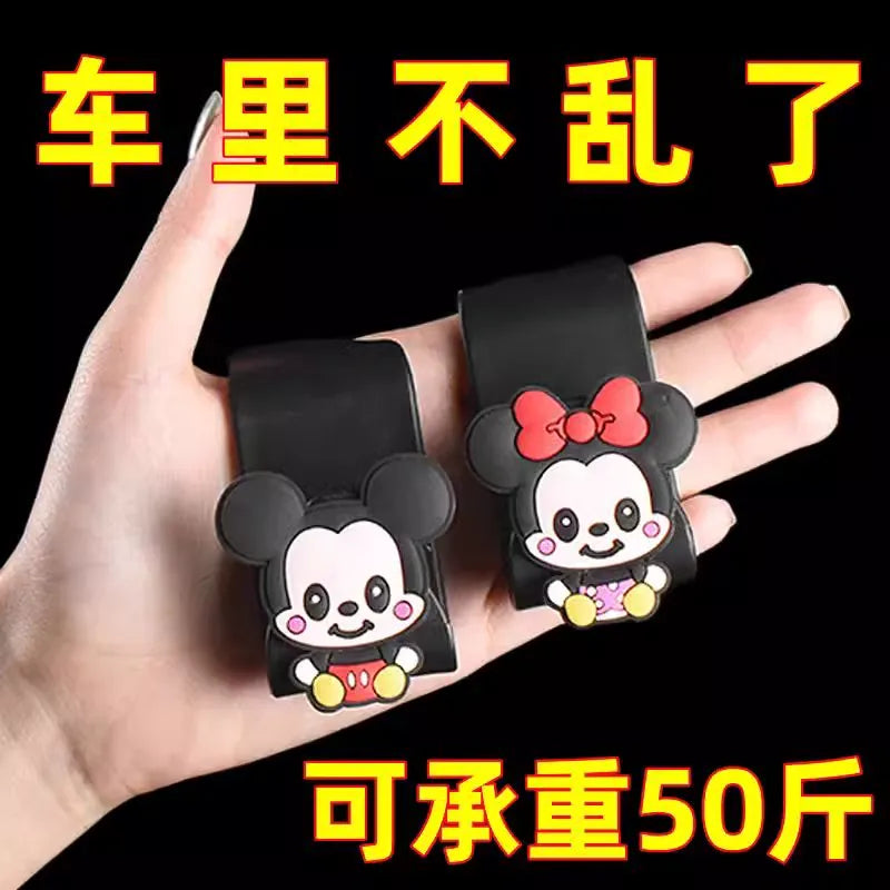 Car Hook Seat Cartoon Cute Rear Backrest Multifunctional Storage Artifact Car Interior Decoration Supplies